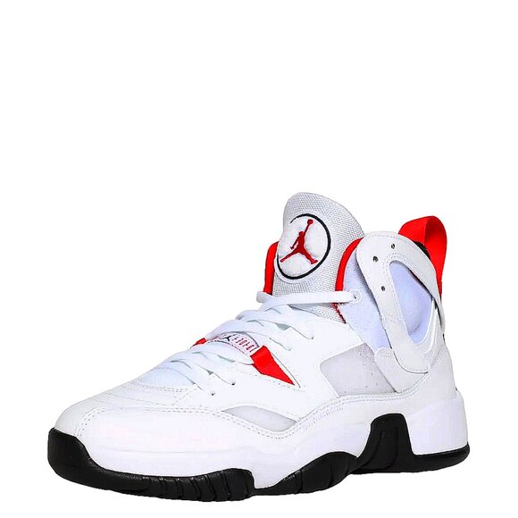 Men's Nike Air Jordan Jumpman Two Trey White Red Black DO1925-160 Sizes 16, 18 - Picture 1 of 14